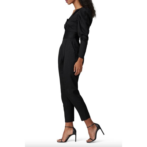 A.L.C. Black One-Shoulder Ruched Jumpsuit – Size 4 $695 - Picture 5 of 11